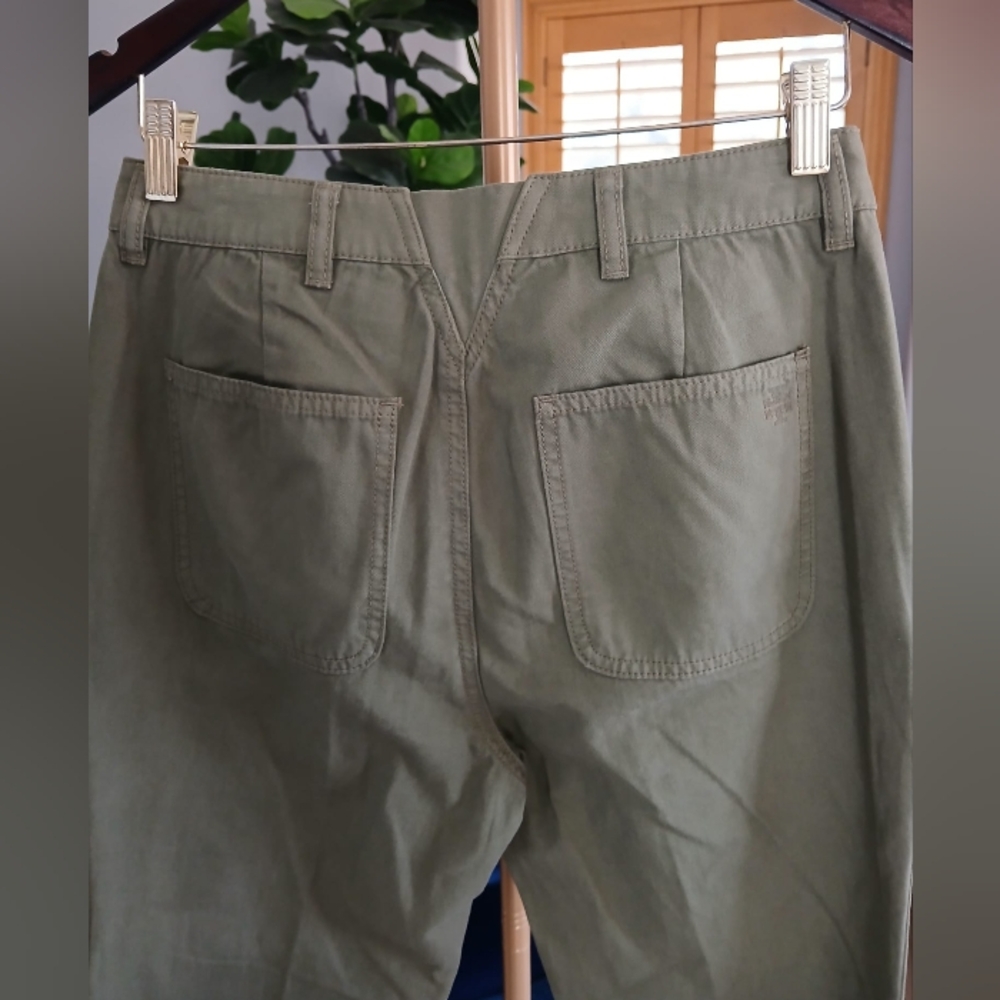 TORY BURCH Ladies Agave Green Flared Trousers Pants Size 28 - Picture 7 of 9